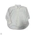 Athletic Top Long Sleeve Collar By Athleta In White, Size: M