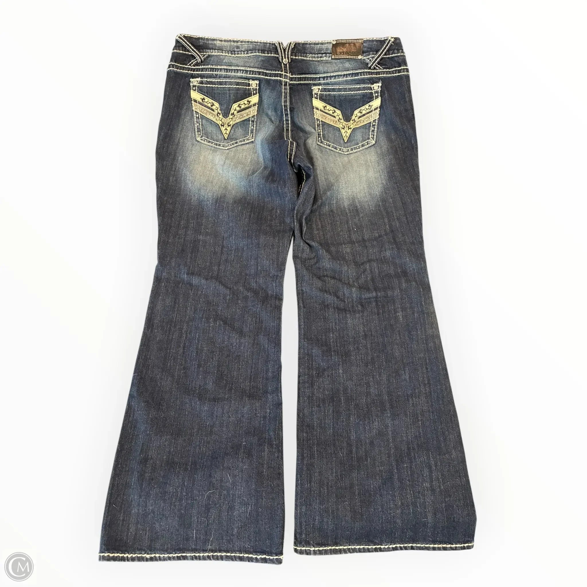 Jeans Boot Cut By Vigoss In Blue Denim, Size: 26