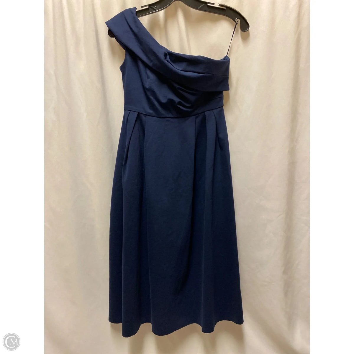 Dress Casual Midi By Topshop In Navy, Size: M