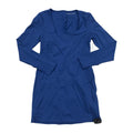 Dress Casual Midi By Abercrombie And Fitch In Blue, Size:M