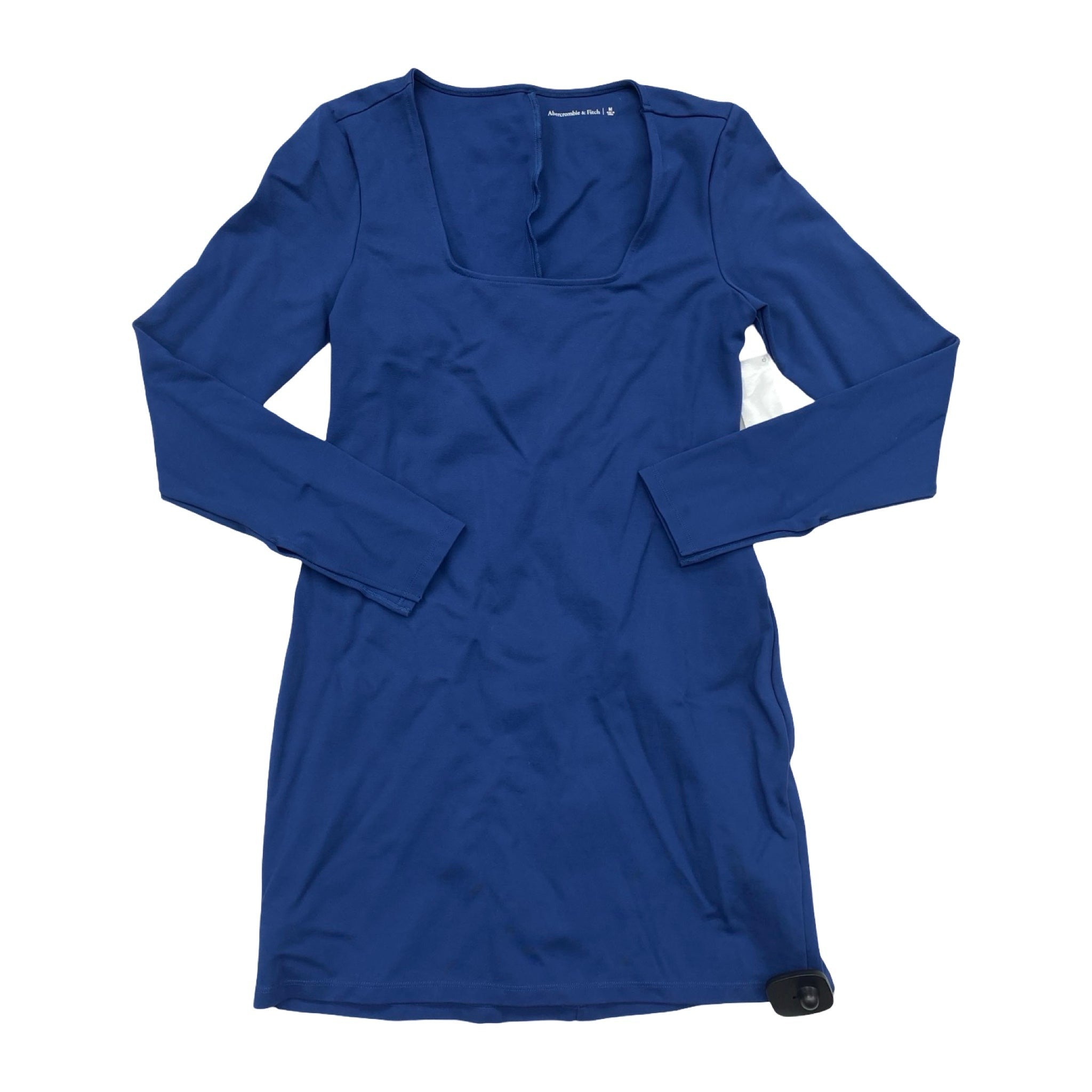 Dress Casual Midi By Abercrombie And Fitch In Blue, Size:M