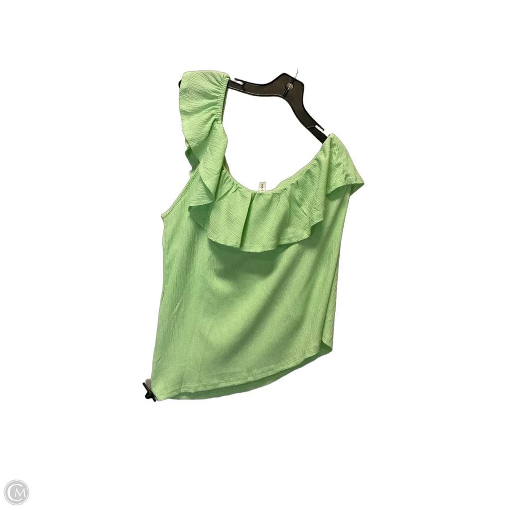 Top Sleeveless By Dokotoo In Green, Size: L