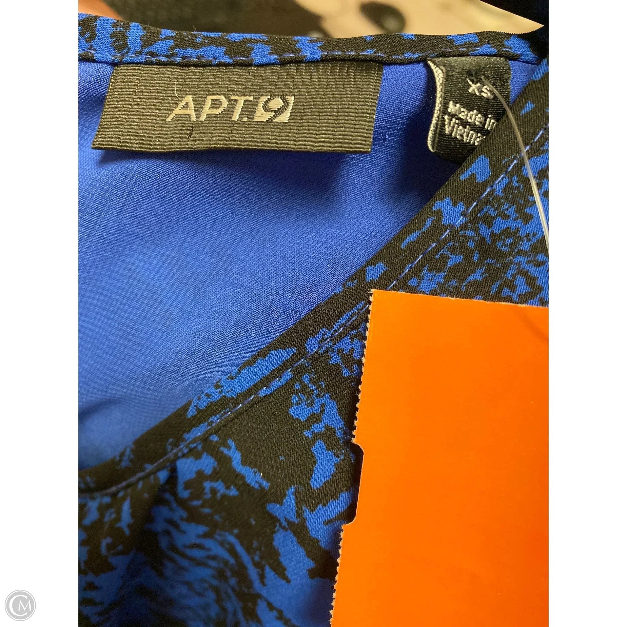 Top Sleeveless By Apt 9 In Blue, Size: Xs