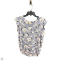 Top Sleeveless By Loft In Floral Print, Size: L