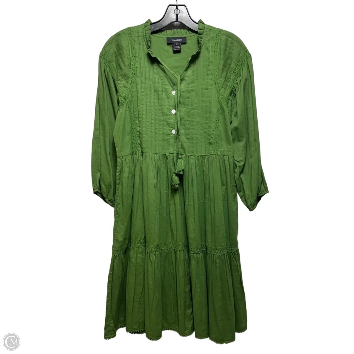 Dress Casual Midi By Karen Kane In Green, Size: XS