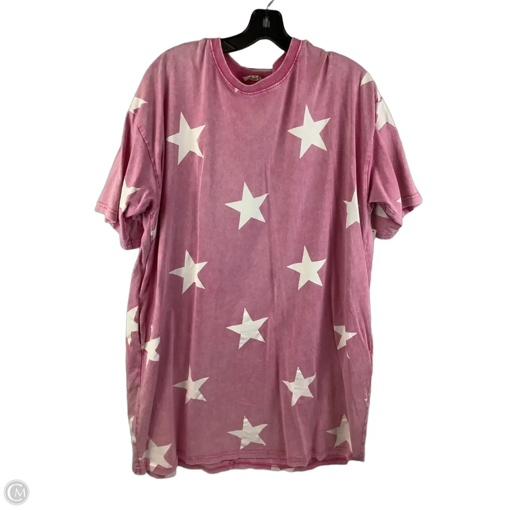 Dress Casual Short By Easel In Pink, Size: M