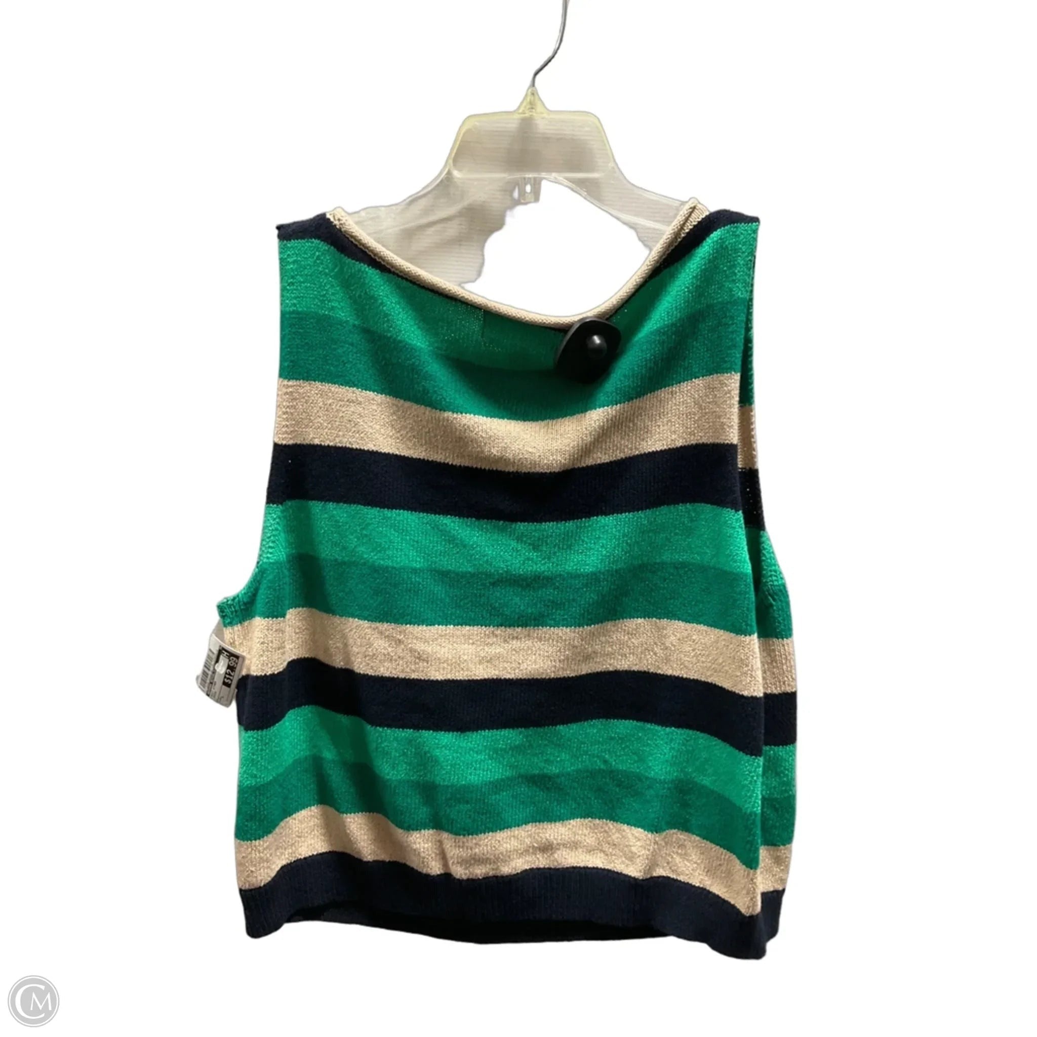 Vest Other By Banana Republic In Green, Size: L