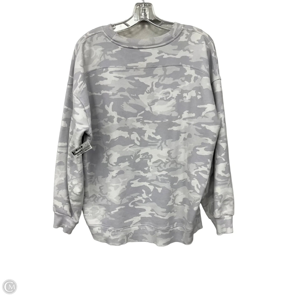 Sweatshirt Crewneck By Lululemon In Camouflage Print, Size: 14