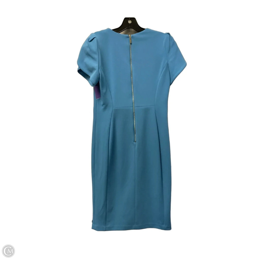Dress Casual Midi By Calvin Klein In Blue, Size: M