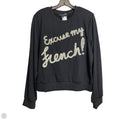 Sweatshirt Crewneck By Endless Rose In Black, Size: L