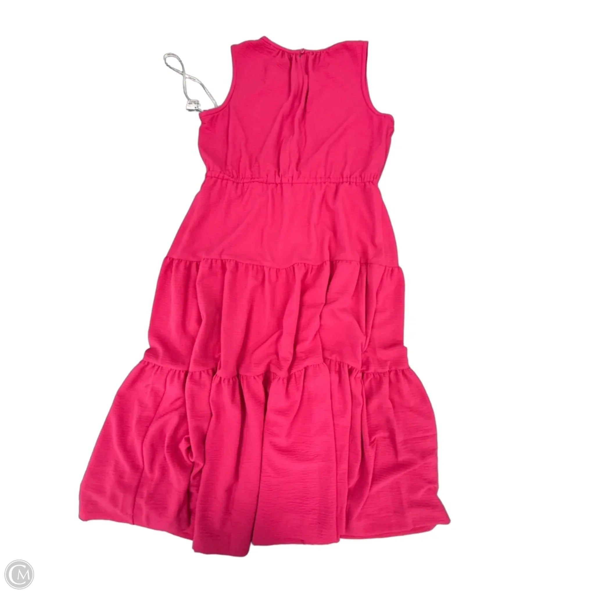 Dress Casual Maxi By Calvin Klein In Pink, Size: L