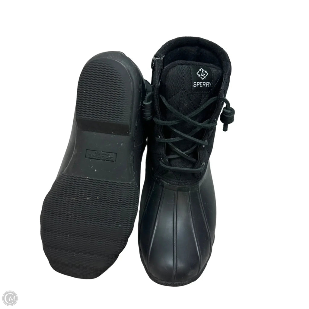 Boots Rain By Sperry In Black, Size: 7