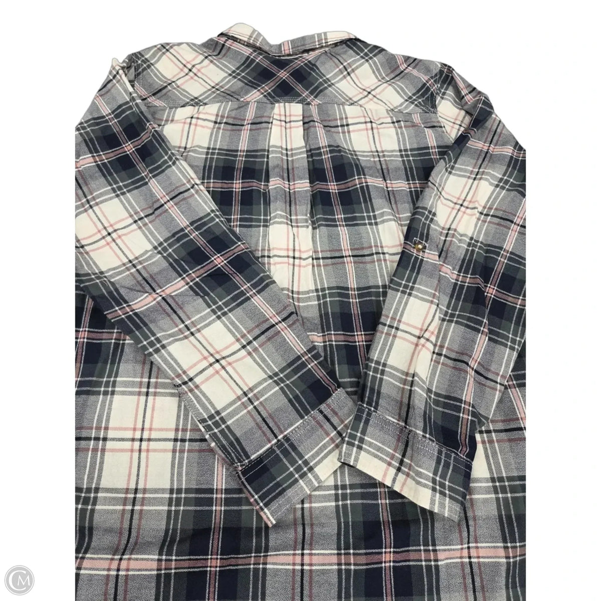 Top Long Sleeve By Carhartt In Plaid Pattern, Size: Xxl