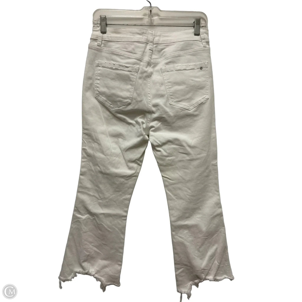 Jeans Flared By Mica In White, Size: 6