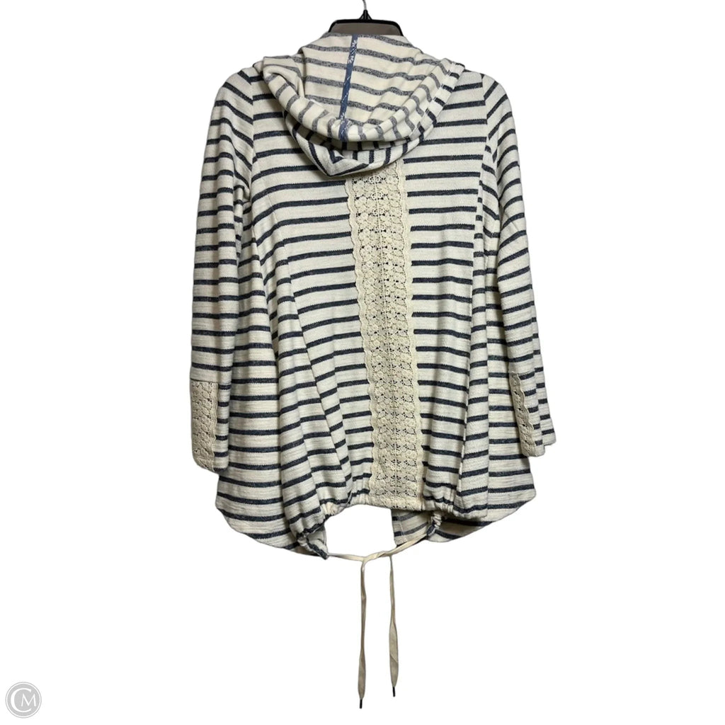 Cardigan By Saturday/sunday In Striped Pattern, Size: Xs