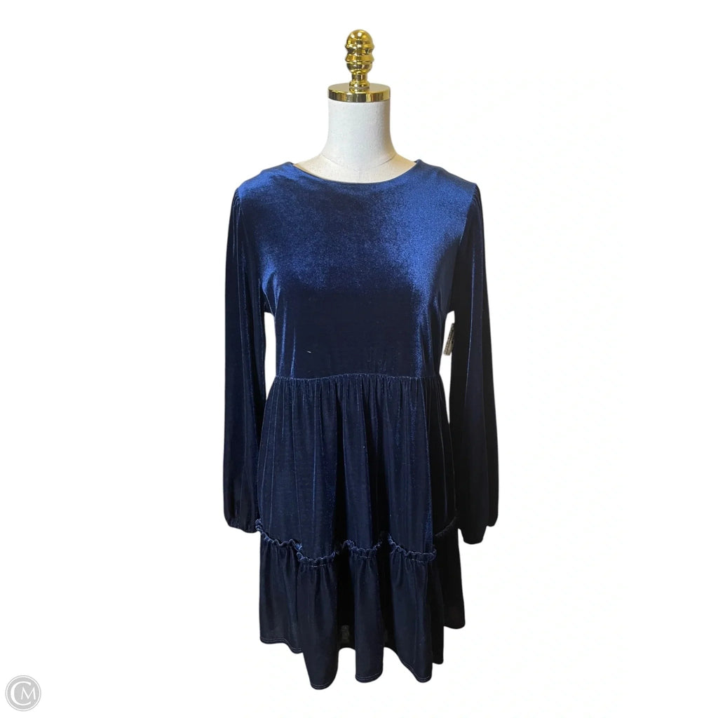 Dress Casual Midi By Anthropologie In Blue, Size: S