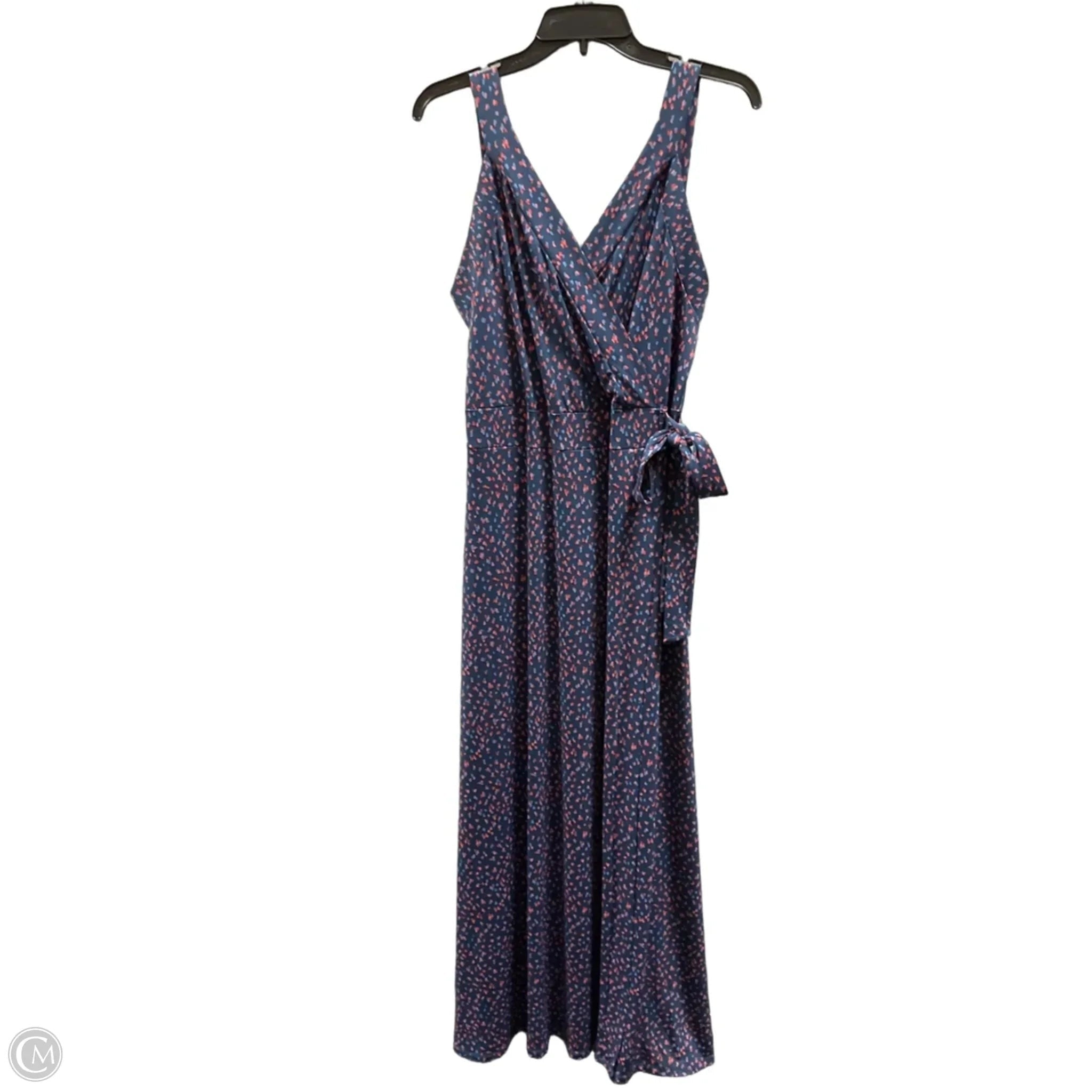 Dress Casual Maxi By 41 Hawthorn In Blue & Red, Size: Xxl