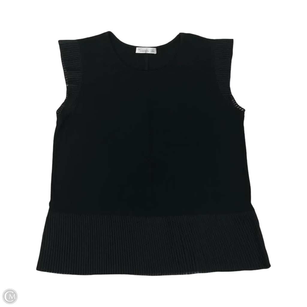 Blouse Short Sleeve By 89th And Madison In Black, Size: L