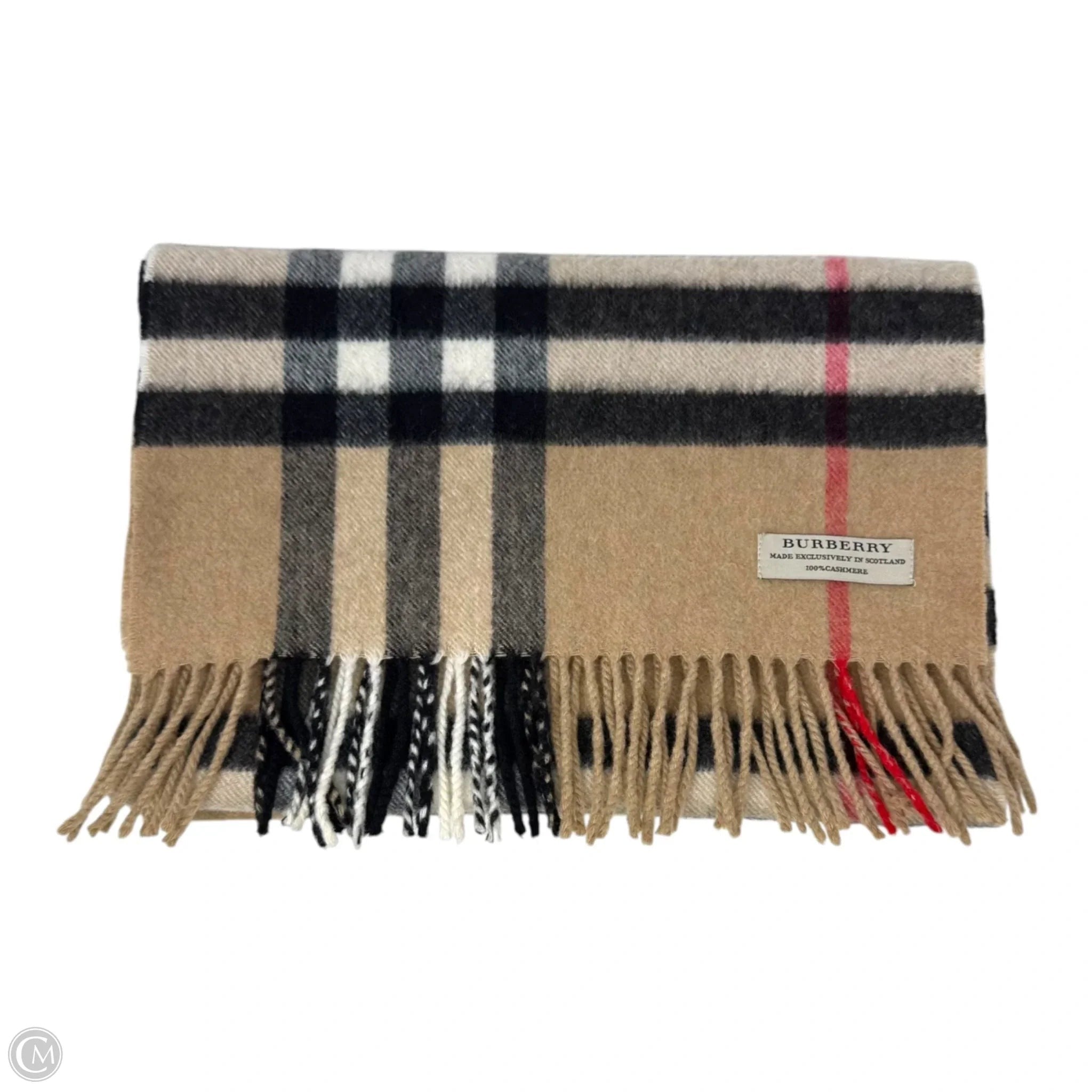 Nova Check Cashmere Scarf Luxury Designer By Burberry