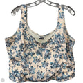 Top Sleeveless By Arula In Floral Print, Size: 2x