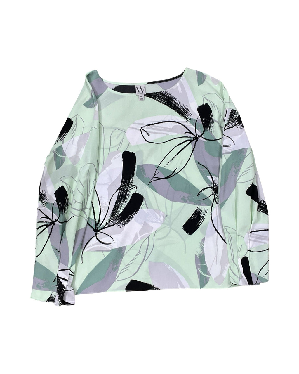 Top Ls By Worthington In Green, Size:1X