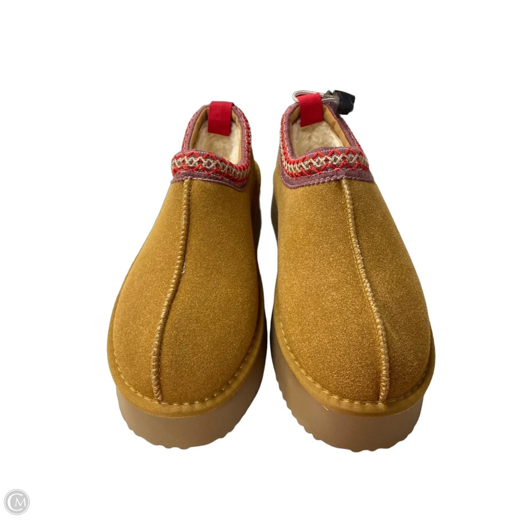 Shoes Heels Platform By Clothes Mentor In Tan, Size: 11