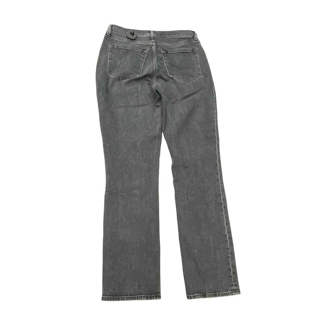 Jeans Straight By Abercrombie And Fitch In Black Denim, Size:10