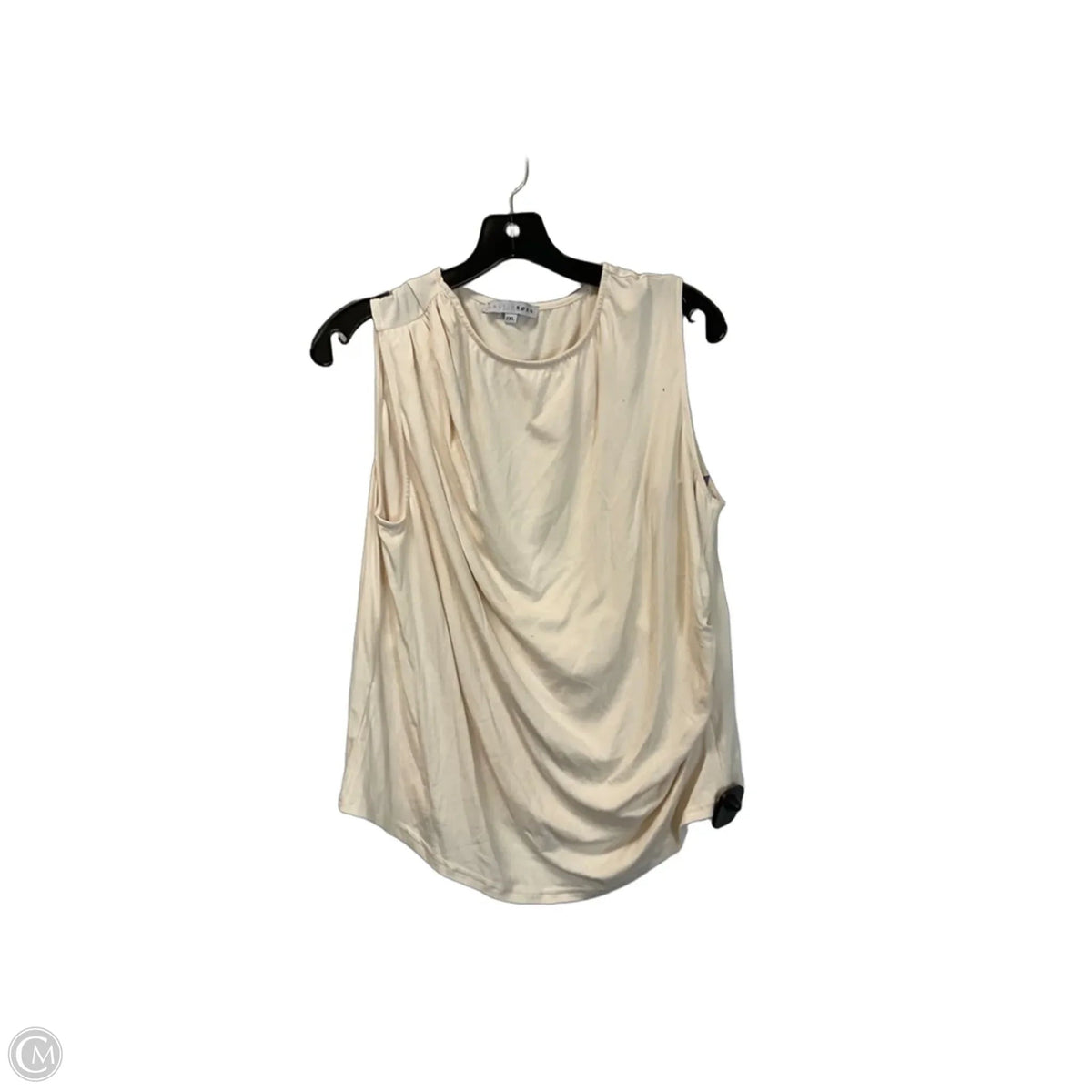 Top Sleeveless Basic By Baltic Born In Cream, Size: 2x