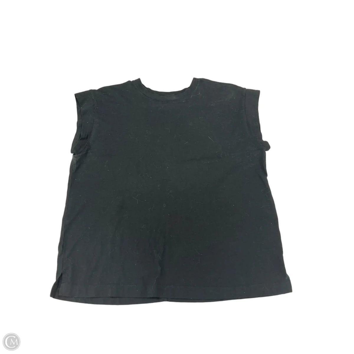 Top Short Sleeve By A New Day In Black, Size: M