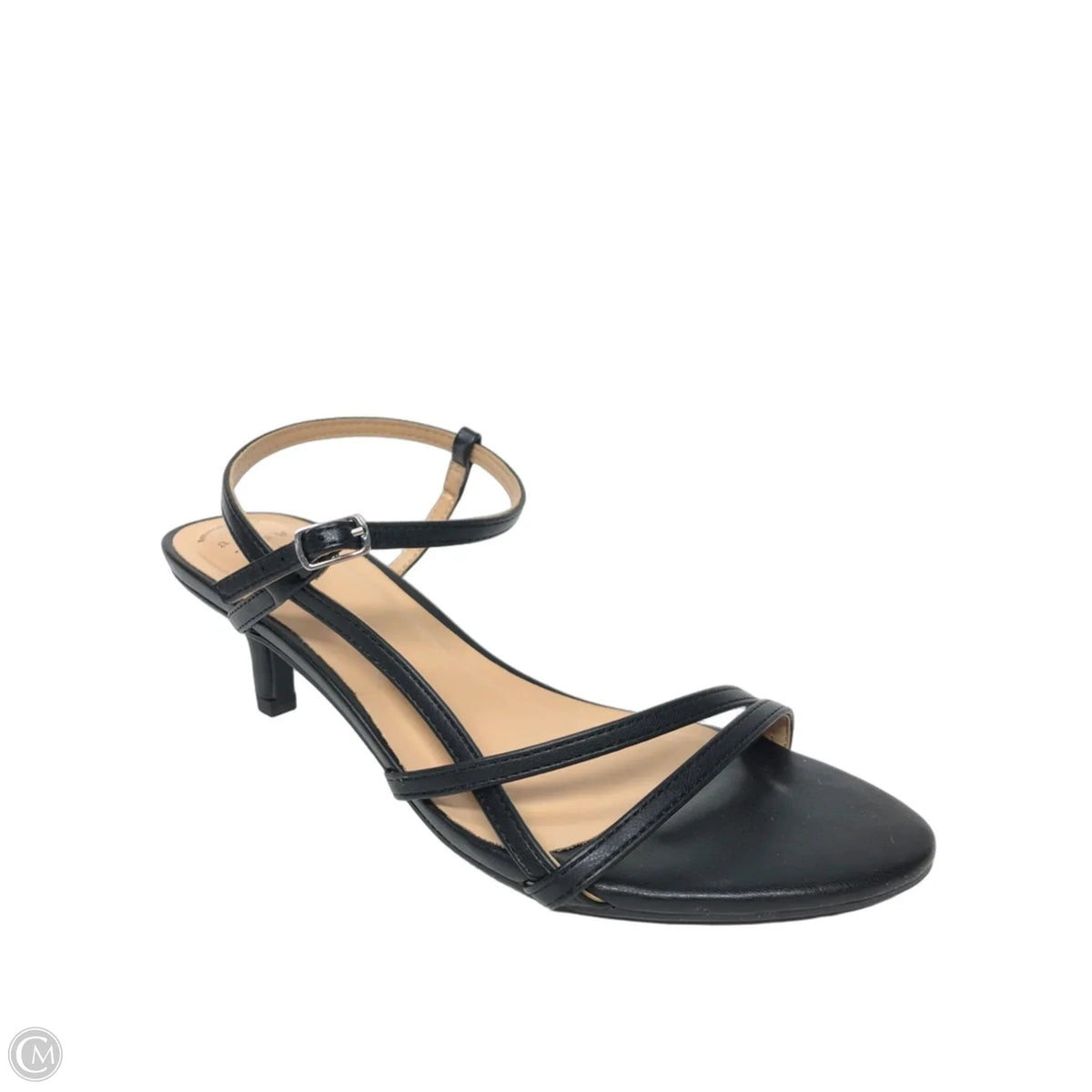 Sandals Heels Kitten By A New Day In Black, Size: 7.5