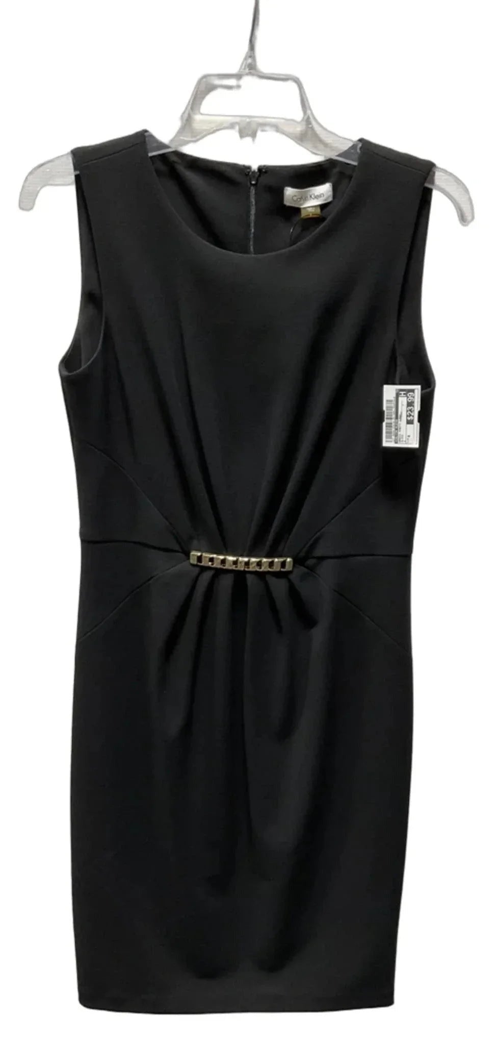 Dress Party Long By Calvin Klein In Black, Size: 6
