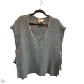 Vest Sweater By Xcvi In Grey, Size: M