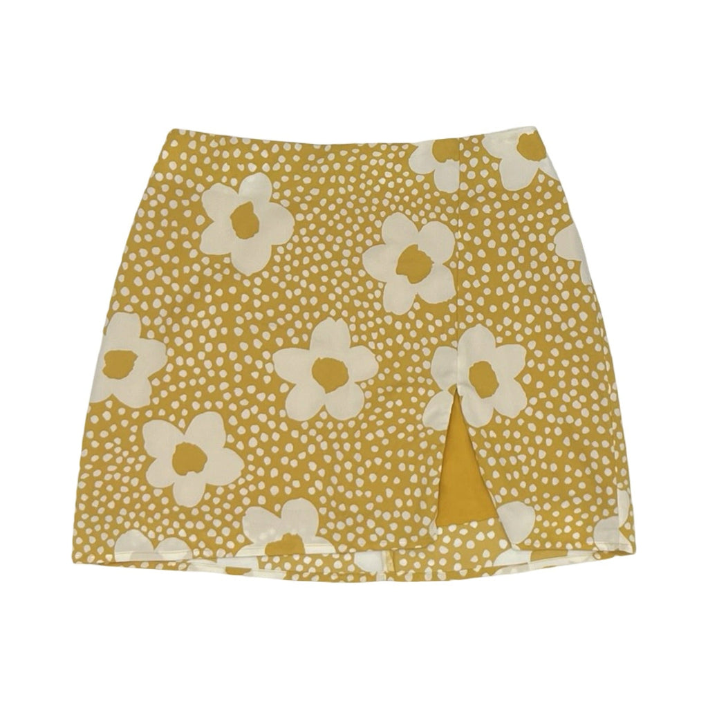 Skirt Mini & Short By Bailey Rose In Yellow, Size:M