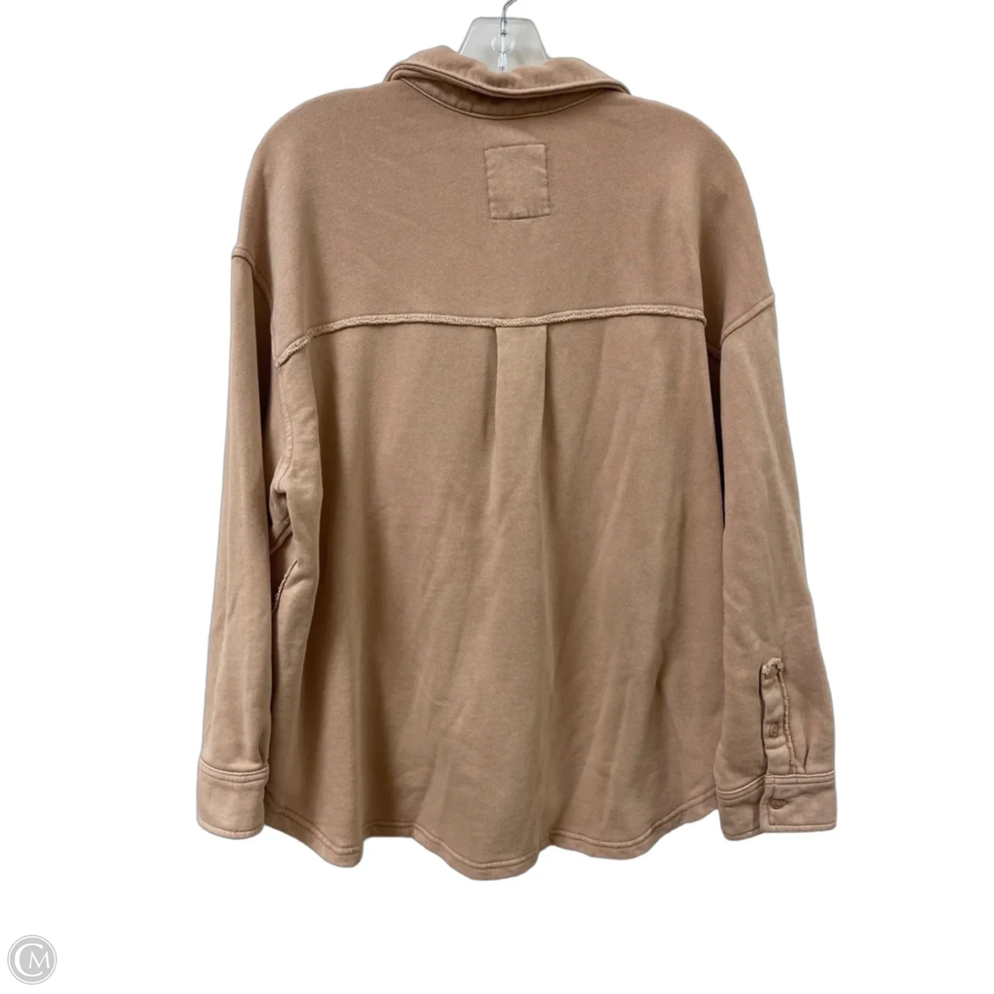 Jacket Shirt By Aerie In Orange, Size: Sp