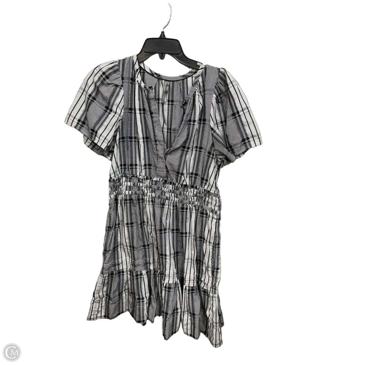 Dress Casual Short By Anthropologie In Checkered Pattern, Size: M