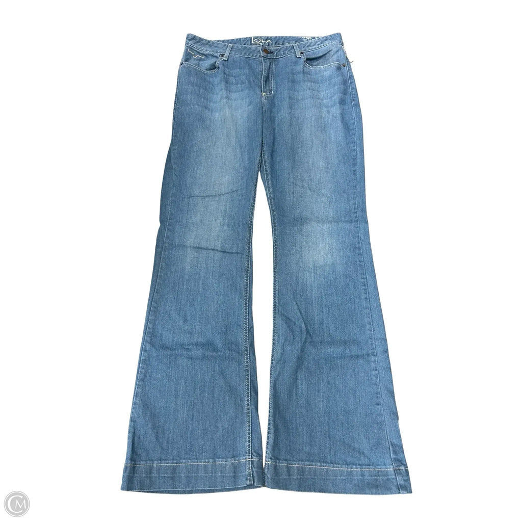 Jeans Boot Cut By Cmb In Blue Denim, Size: 18