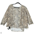 Sweater 2pc By Chicos In Animal Print, Size: L