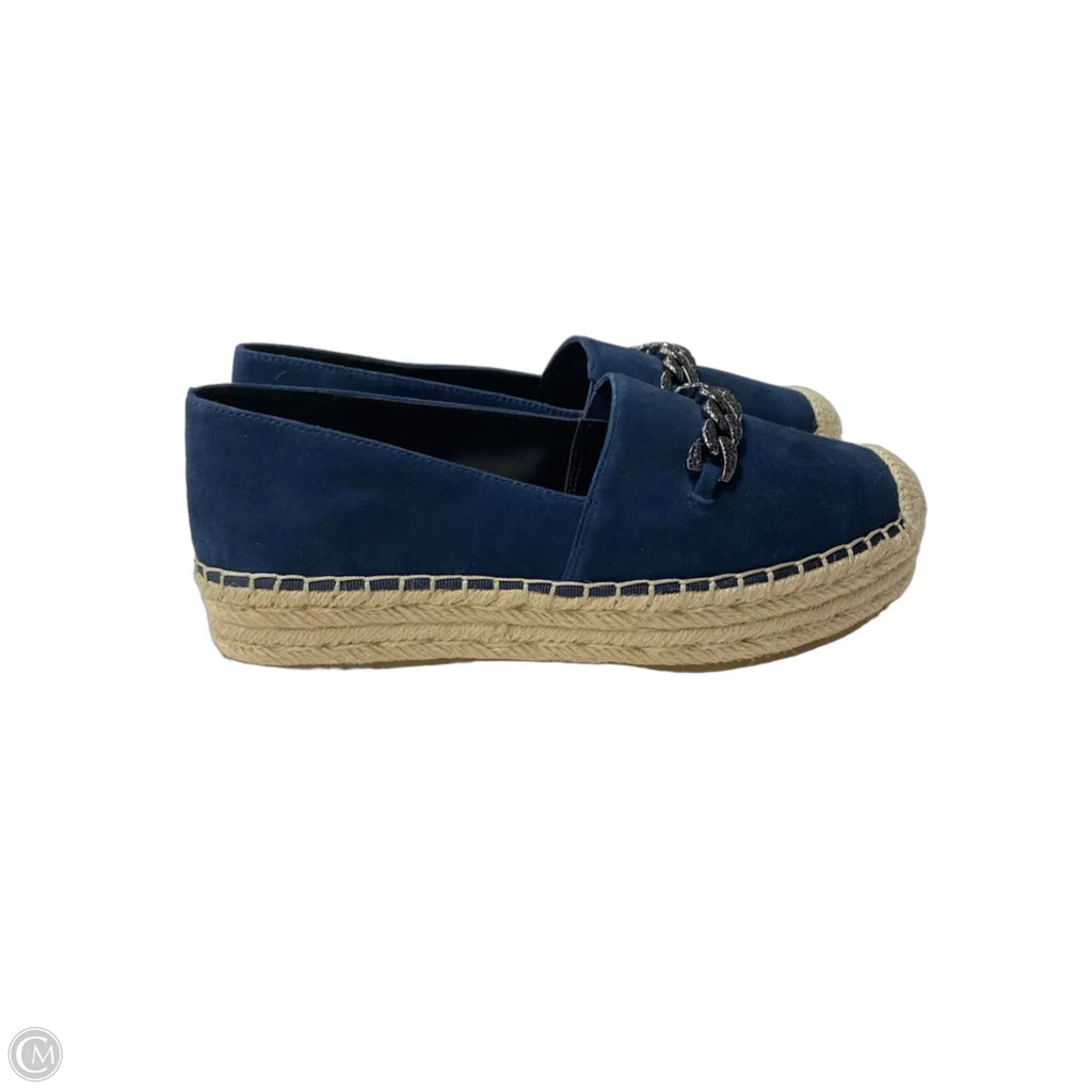 Shoes Designer By Karl Lagerfeld In Blue, Size: 8