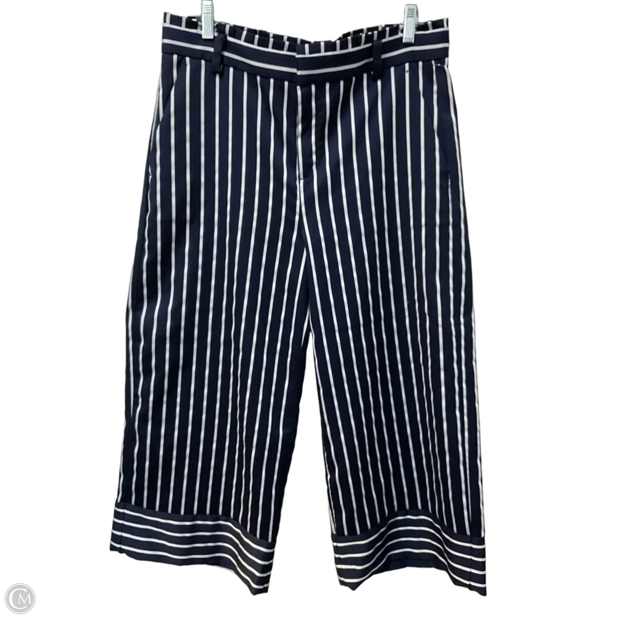 Pants Dress By Banana Republic In Blue & Silver, Size: 10p