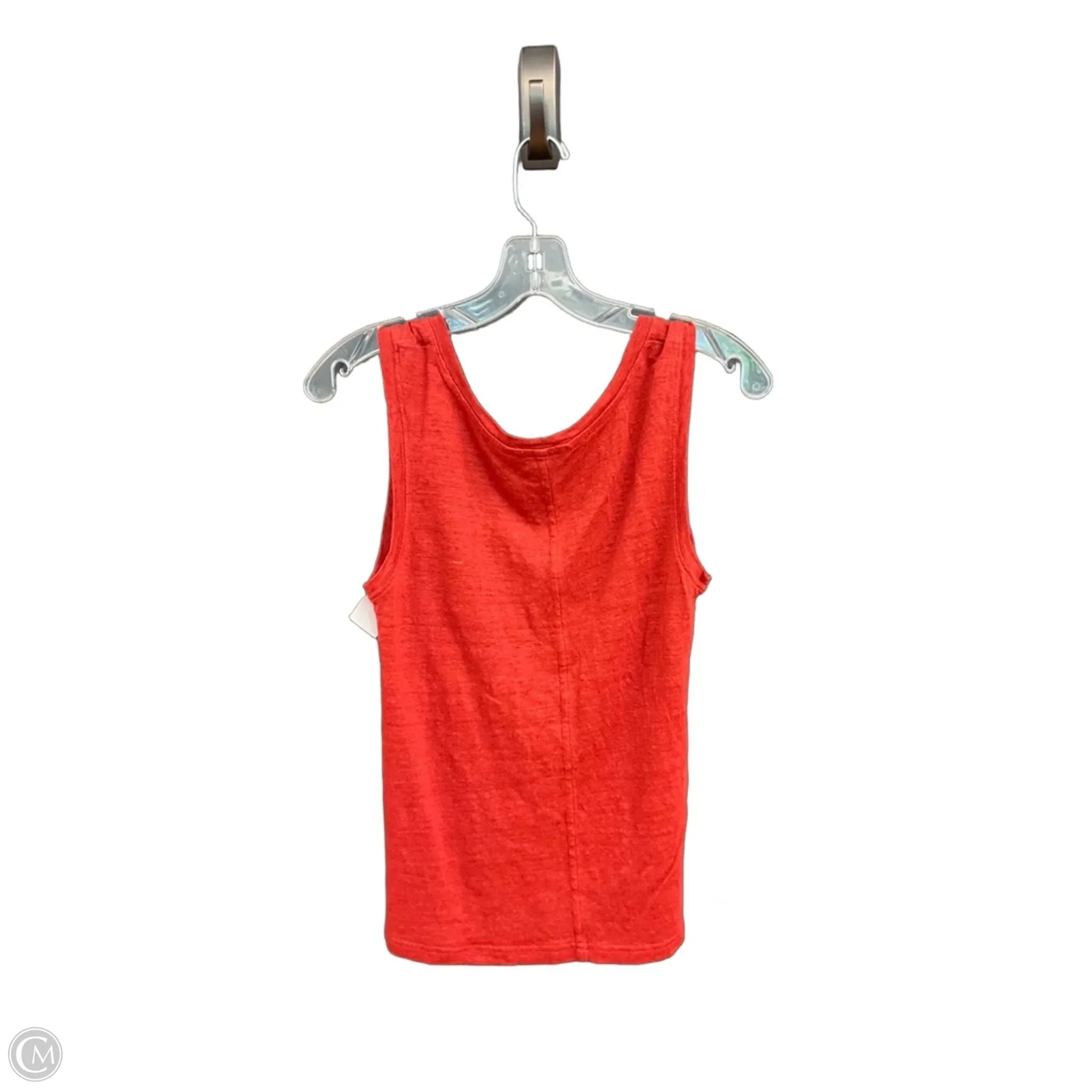 Top Sleeveless By Banana Republic In Red, Size: S