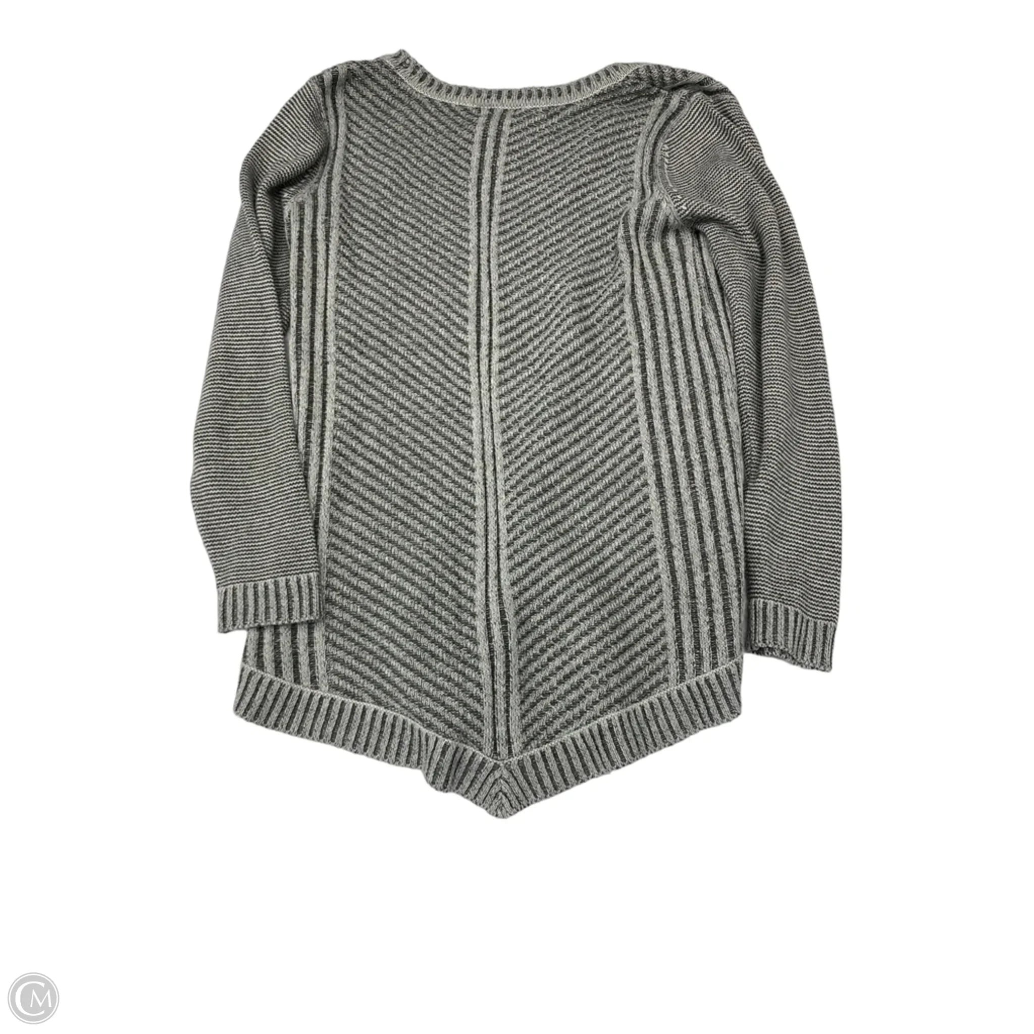 Sweater By Ab Studio In Grey, Size: L