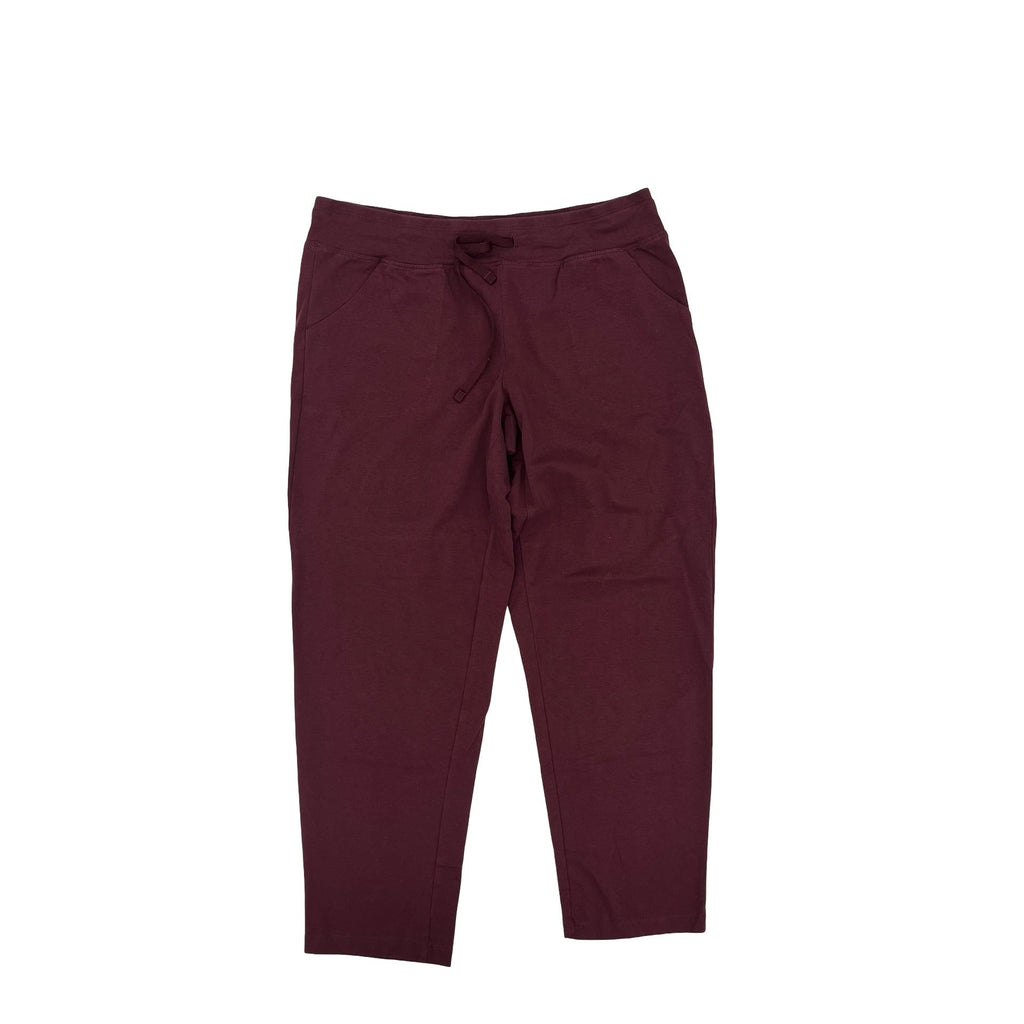 Athletic Pants By Athletic Works In Maroon, Size:L