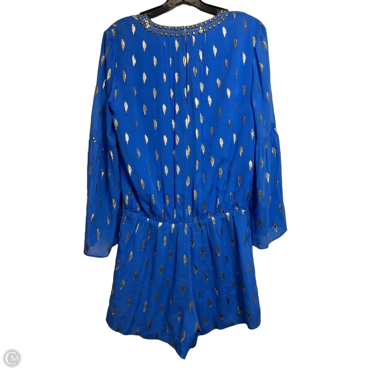Romper Designer By Lilly Pulitzer In Blue, Size: M