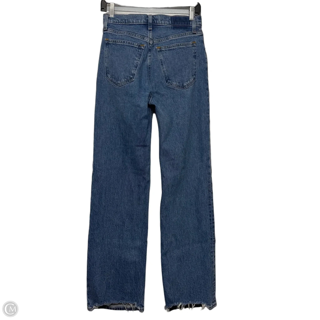 Jeans 90s relaxed high rise Straight By Abercrombie And Fitch In Blue Denim, Size: 2
