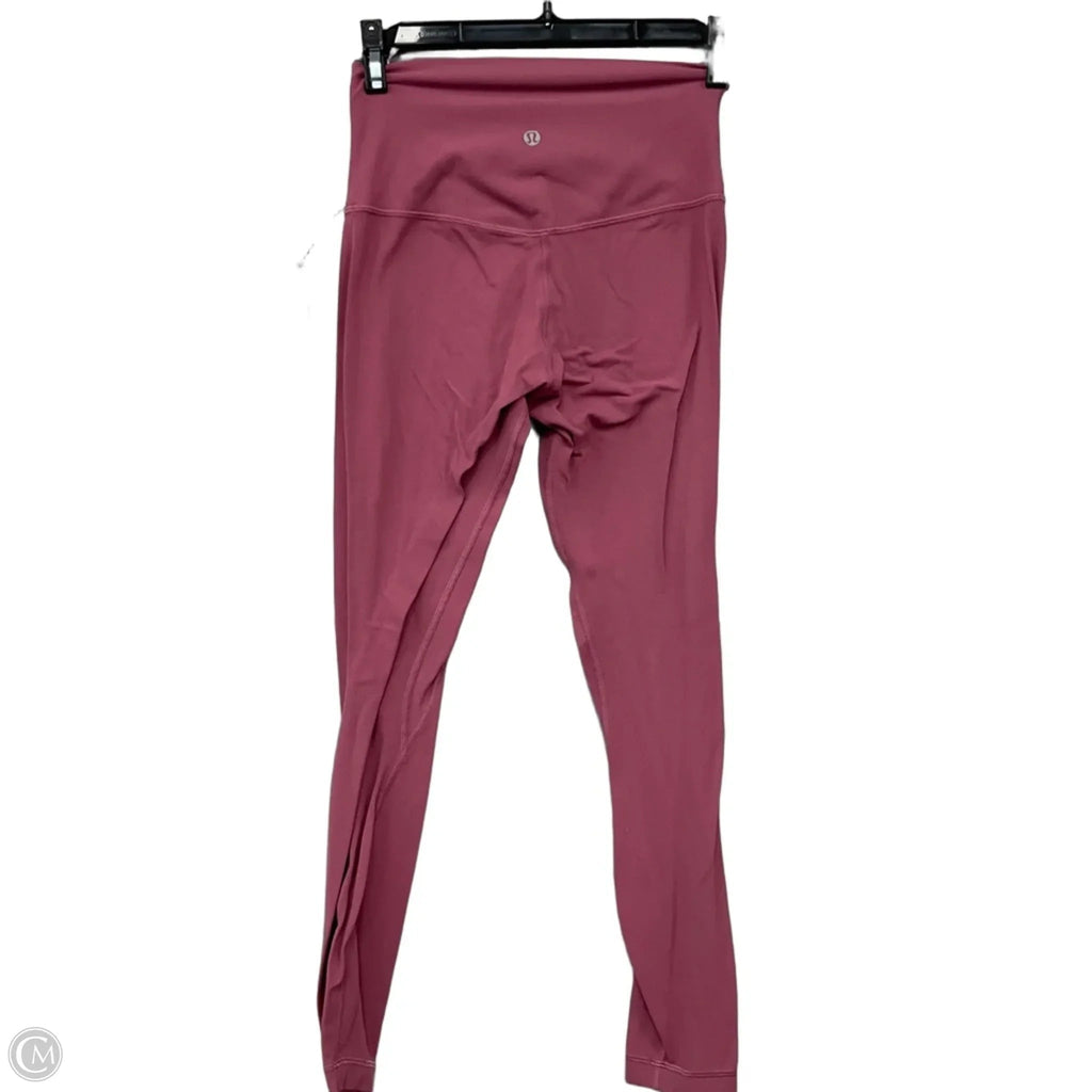 Athletic Leggings By Lululemon In Pink, Size: 4