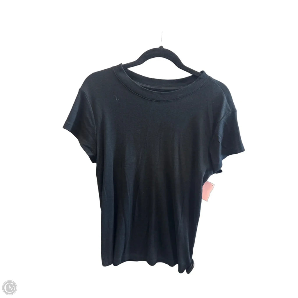Top Short Sleeve By A New Day In Black, Size: Xl