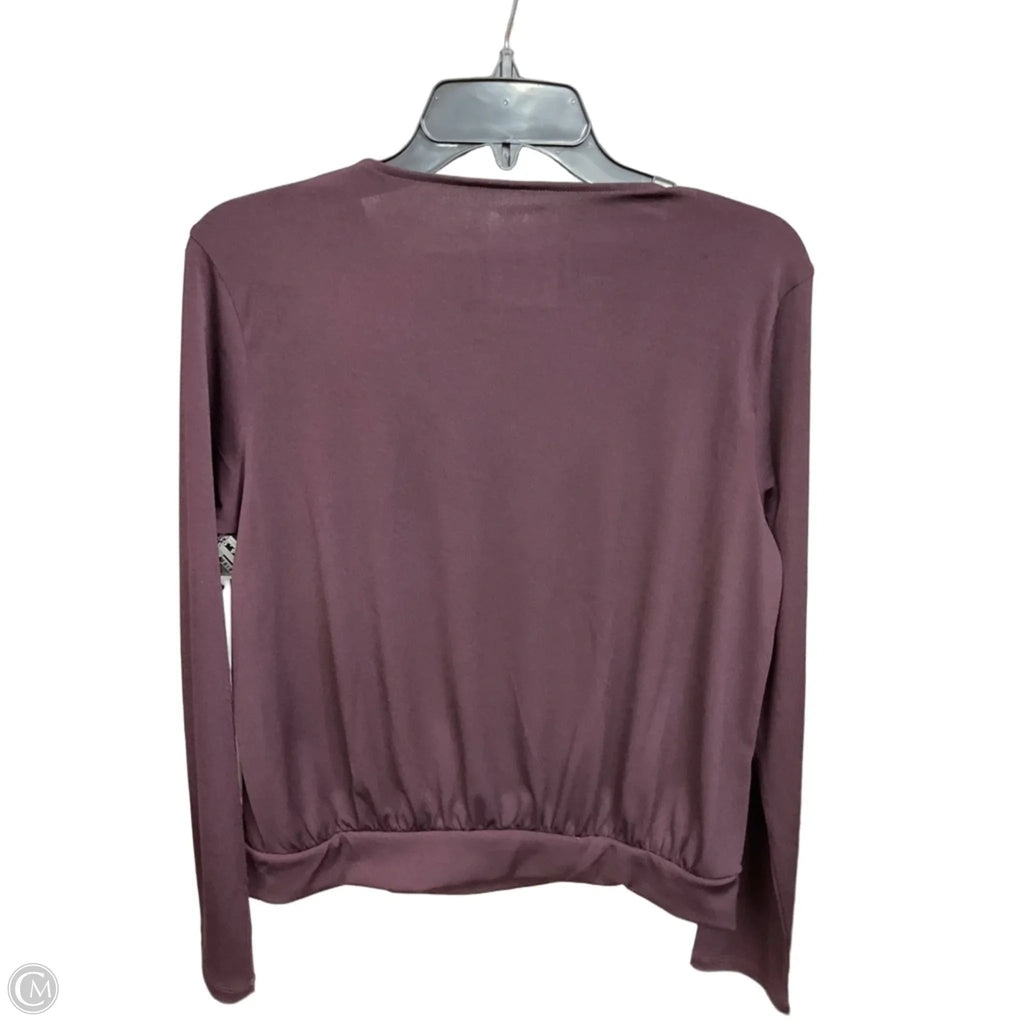 Top Long Sleeve By Nine West In Purple, Size: M