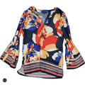 Top Ls By Melissa Paige In Blue & Pink, Size: L
