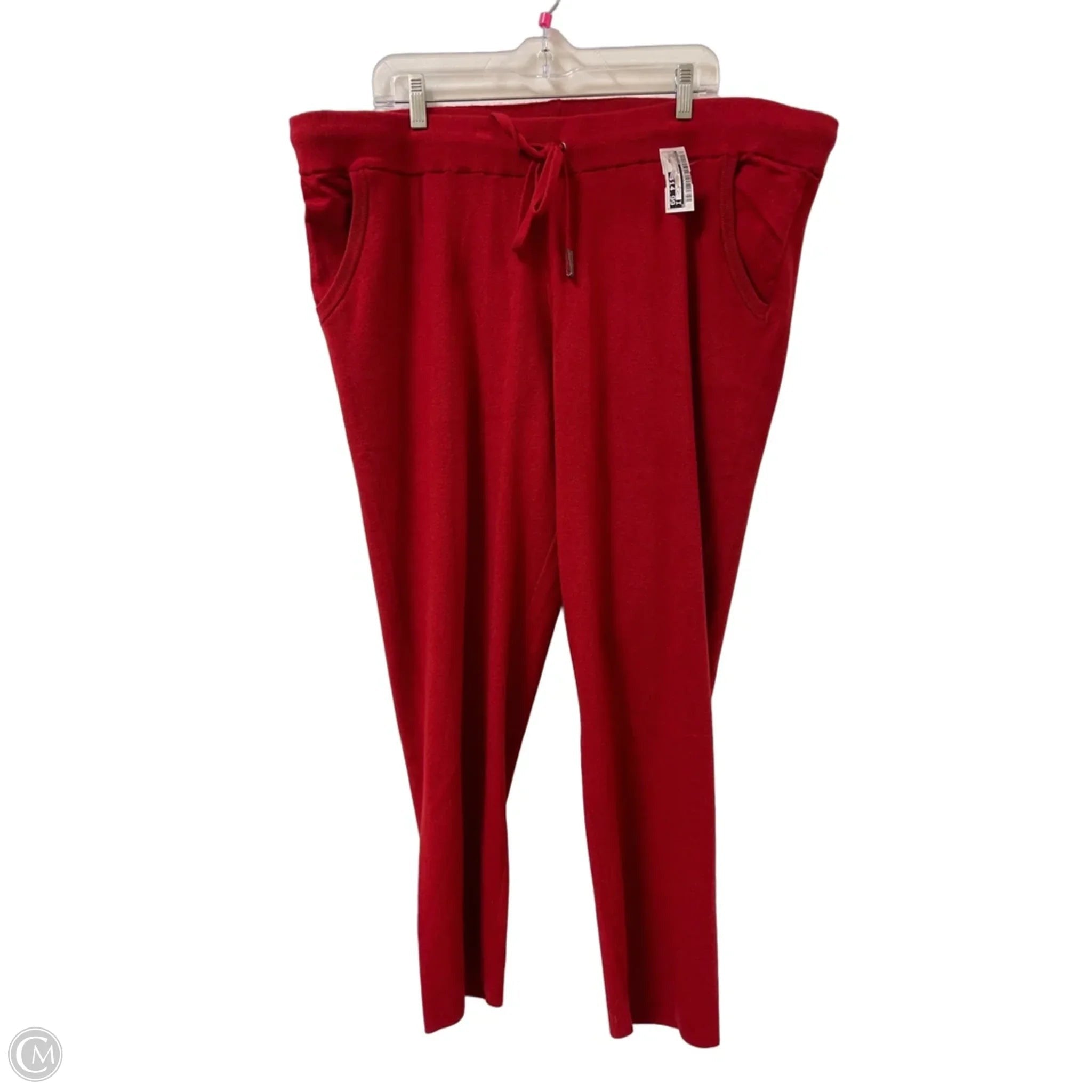 Pants Lounge By Chicos In Red, Size: 20
