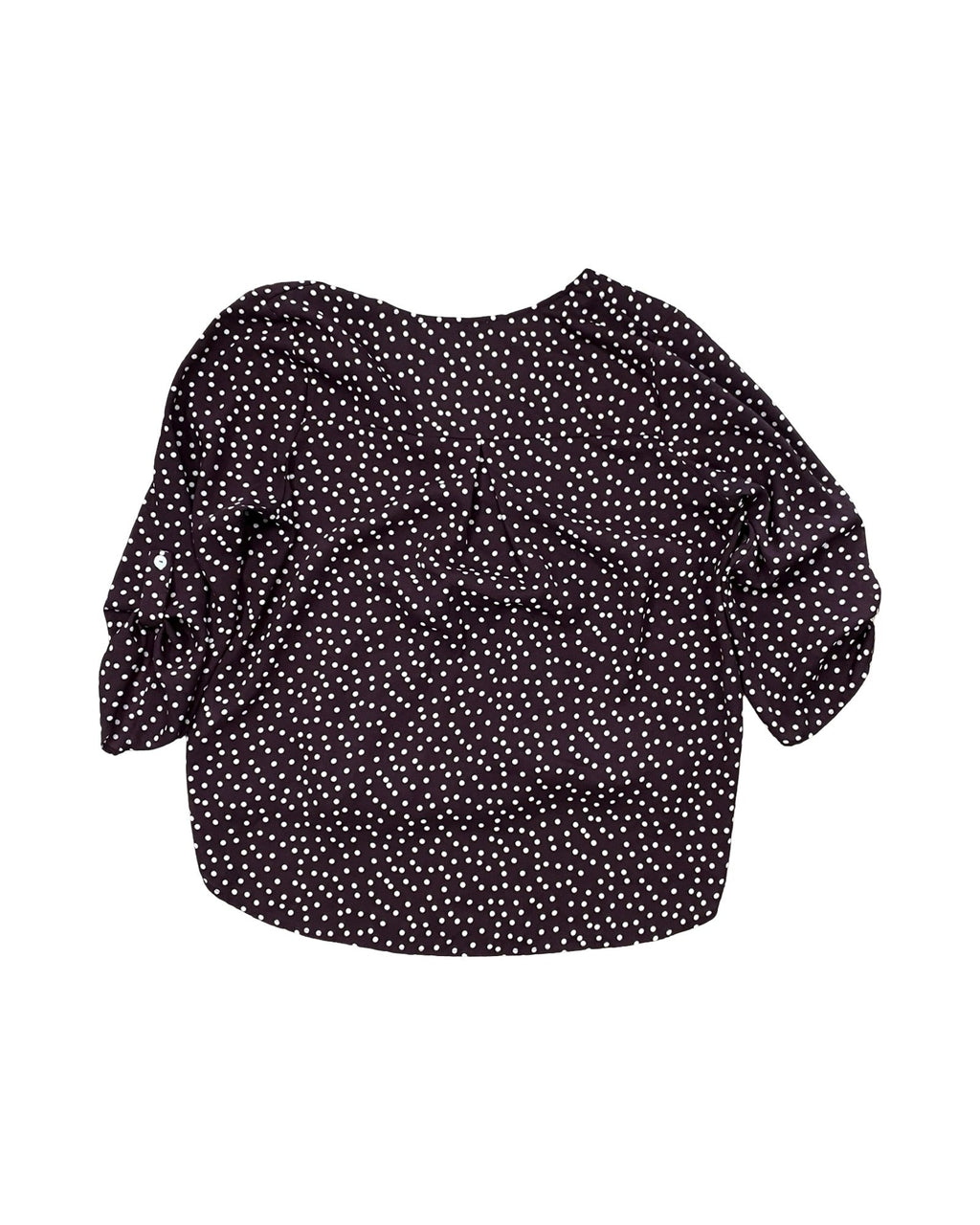 Top 3/4 Sleeve By West Kei In Maroon, Size:M